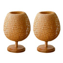 Luminária de Mesa Rattan Artesanal
