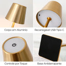 Luminária de Mesa Led Sem Fio