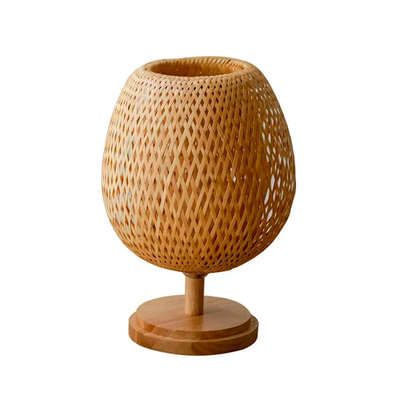 Luminária de Mesa Rattan Artesanal