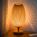 Luminária de Mesa Rattan Artesanal