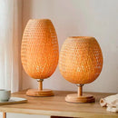 Luminária de Mesa Rattan Artesanal