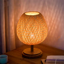 Luminária de Mesa Rattan Artesanal