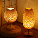 Luminária de Mesa Rattan Artesanal