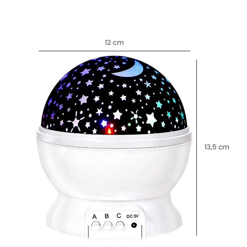 Luminária e Projetor Quarto Mágico