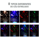 Luminária e Projetor Quarto Mágico