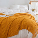 Manta para Sofá Decorativa Texturizada