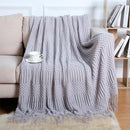 Manta para Sofá Decorativa Texturizada