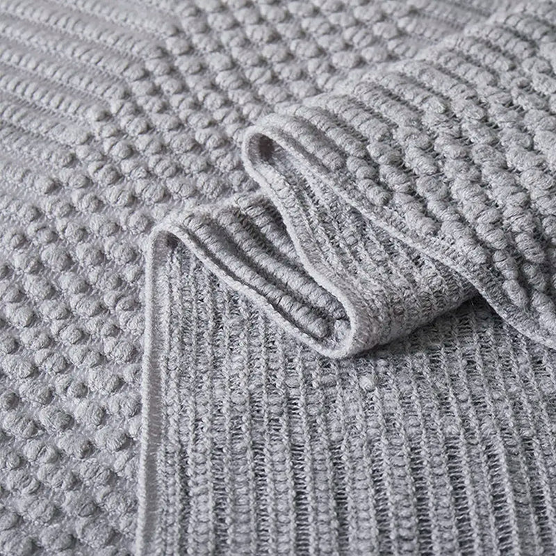 Manta para Sofá Decorativa Texturizada