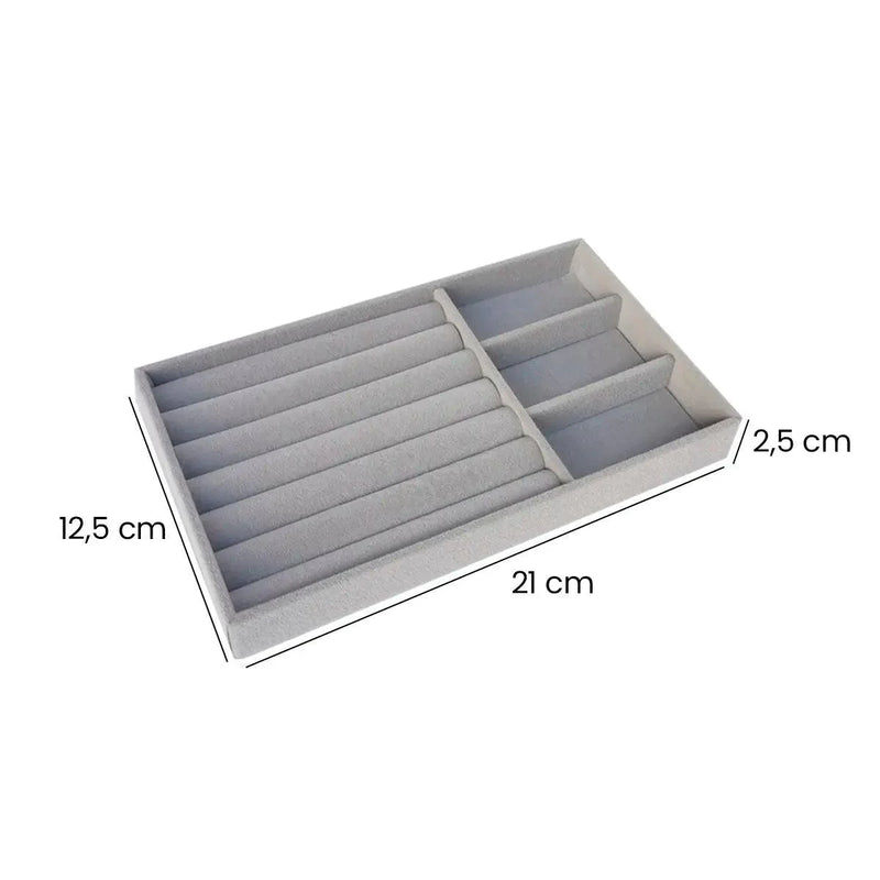 Kit Organizador de Joias para Gaveta - 6 peças