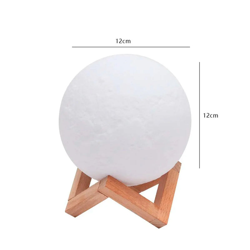 Luminária Lua Cheia 3D