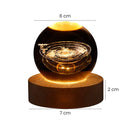 Luminária Decorativa 3D Bola de Cristal