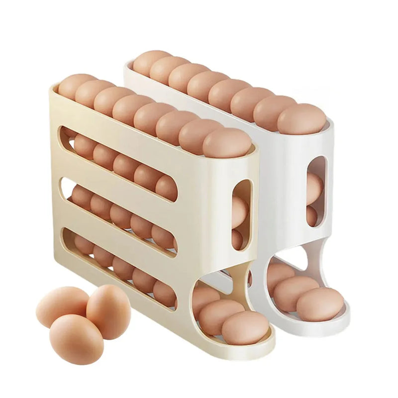 Porta-Ovos com Rolagem Automática