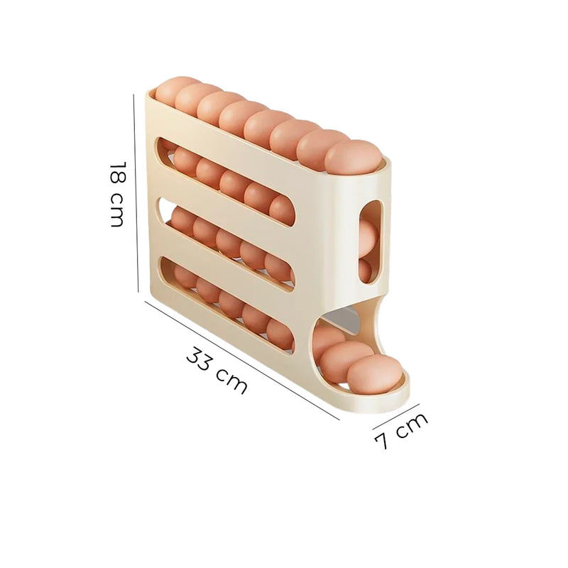 Porta-Ovos com Rolagem Automática
