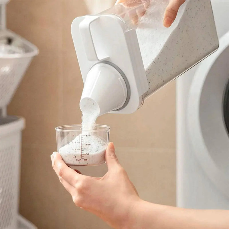 Porta Sabão em Pó e Amaciante Hermético