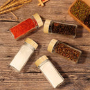 Porta Temperos e Condimentos com Tampa de Bambu