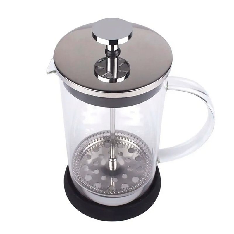 Prensa Francesa de Vidro e Aço Inox