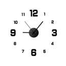 Relógio de Parede Decorativo Autoadesivo 3D