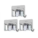 Suporte Organizador em Aço Inoxidável para Vassouras e Rodos