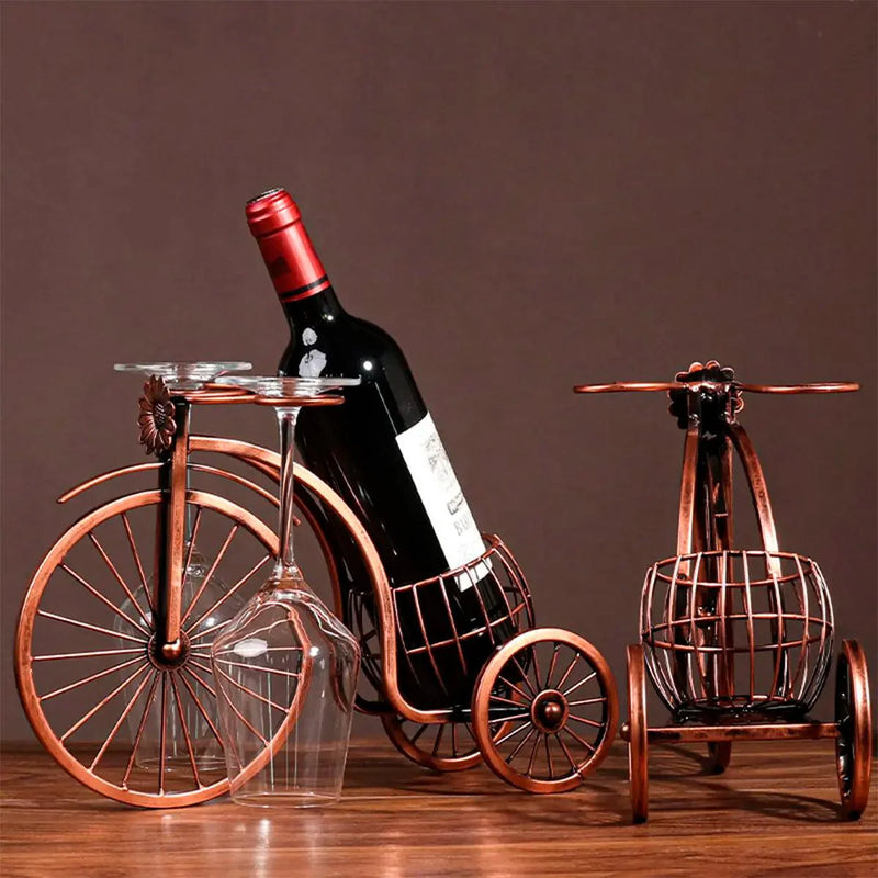 Suporte para Garrafa de Vinho Decorativo