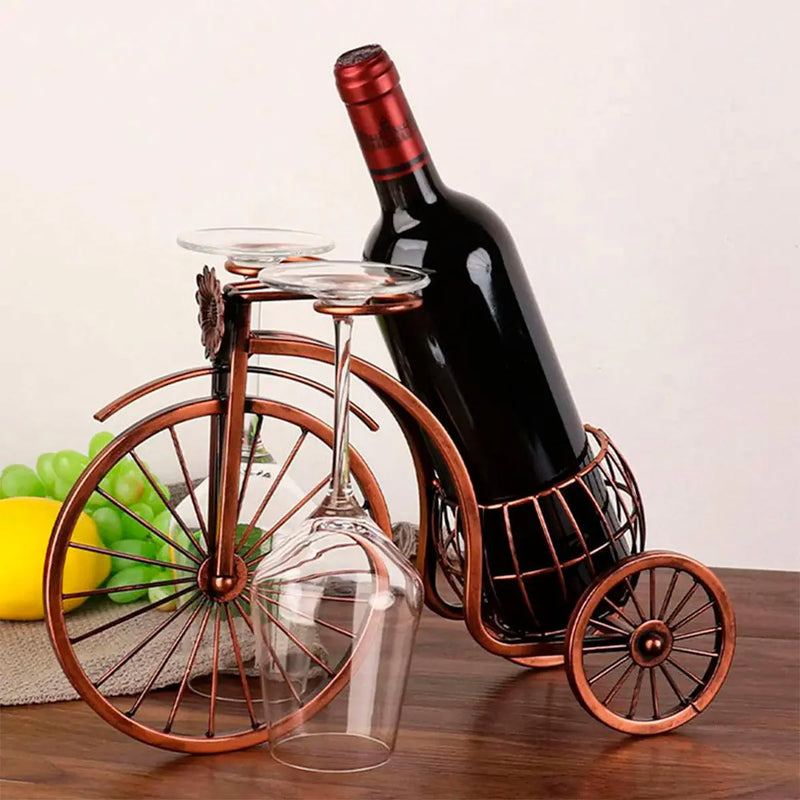 Suporte para Garrafa de Vinho Decorativo