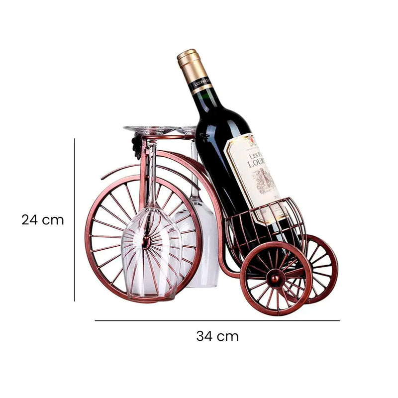 Suporte para Garrafa de Vinho Decorativo