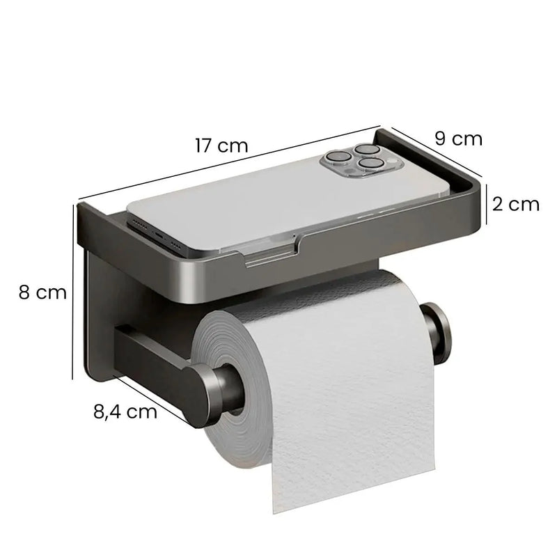 Suporte Papel Higiênico com Porta Objetos