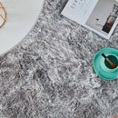 Tapete Redondo Felpudo Pelo Alto