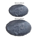 Tapete Redondo Felpudo Pelo Alto