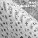 Tapete Redondo Felpudo Pelo Alto