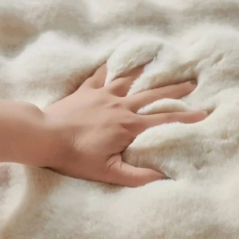 Tapete Redondo Felpudo para Sala e Quarto