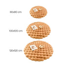 Tapete Redondo Felpudo para Sala e Quarto