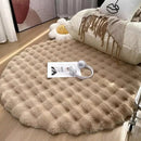 Tapete Redondo Felpudo para Sala e Quarto