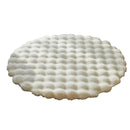 Tapete Redondo Felpudo para Sala e Quarto