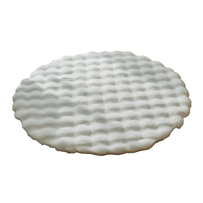 Tapete Redondo Felpudo para Sala e Quarto