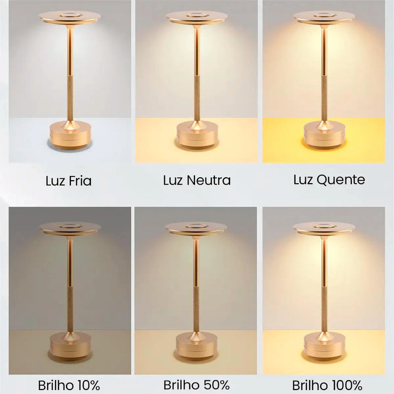 Luminária de Mesa sem Fio Radiance